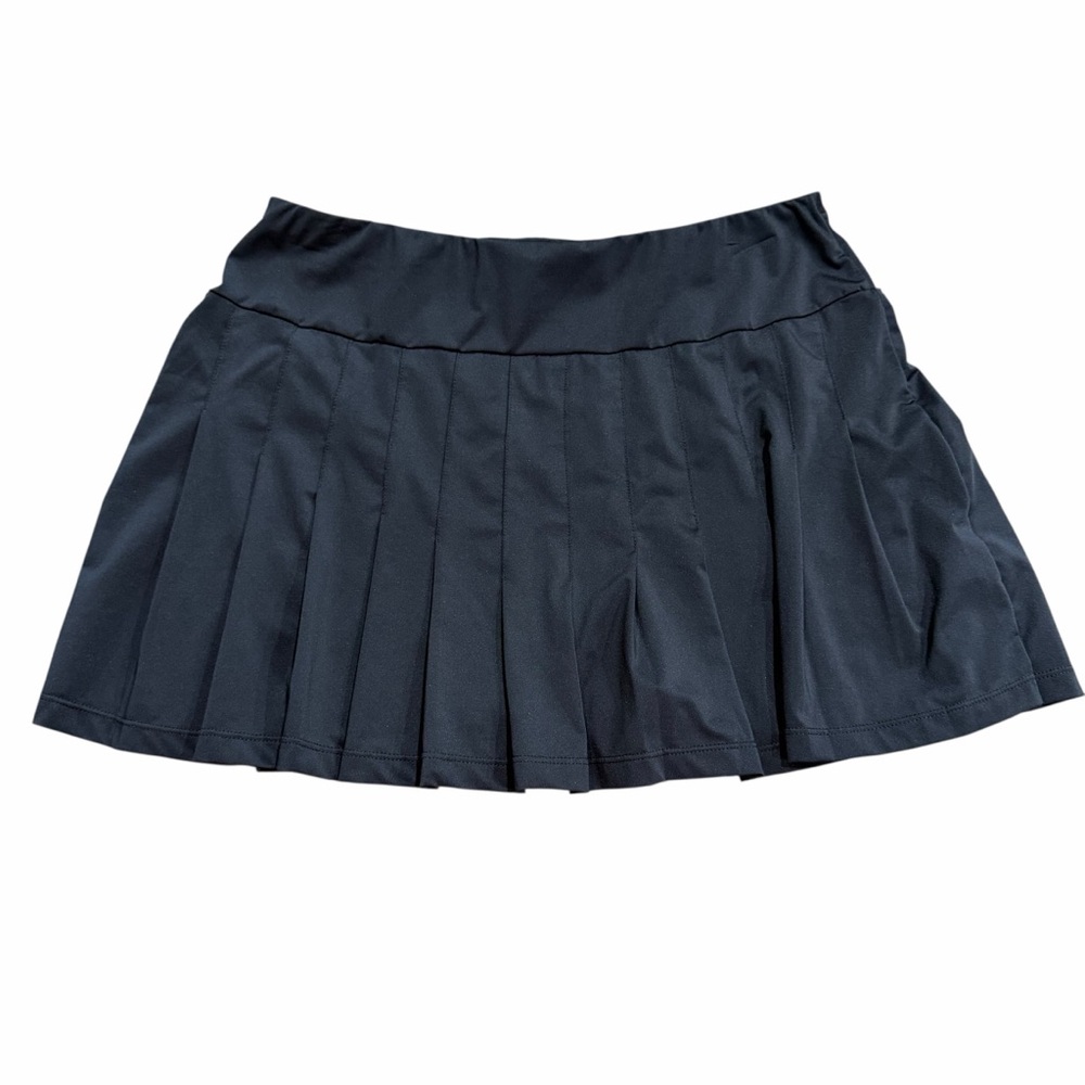 TAIL Pleated Mini Tennis Skirt Size Medium Black Golf Preppy Activewear